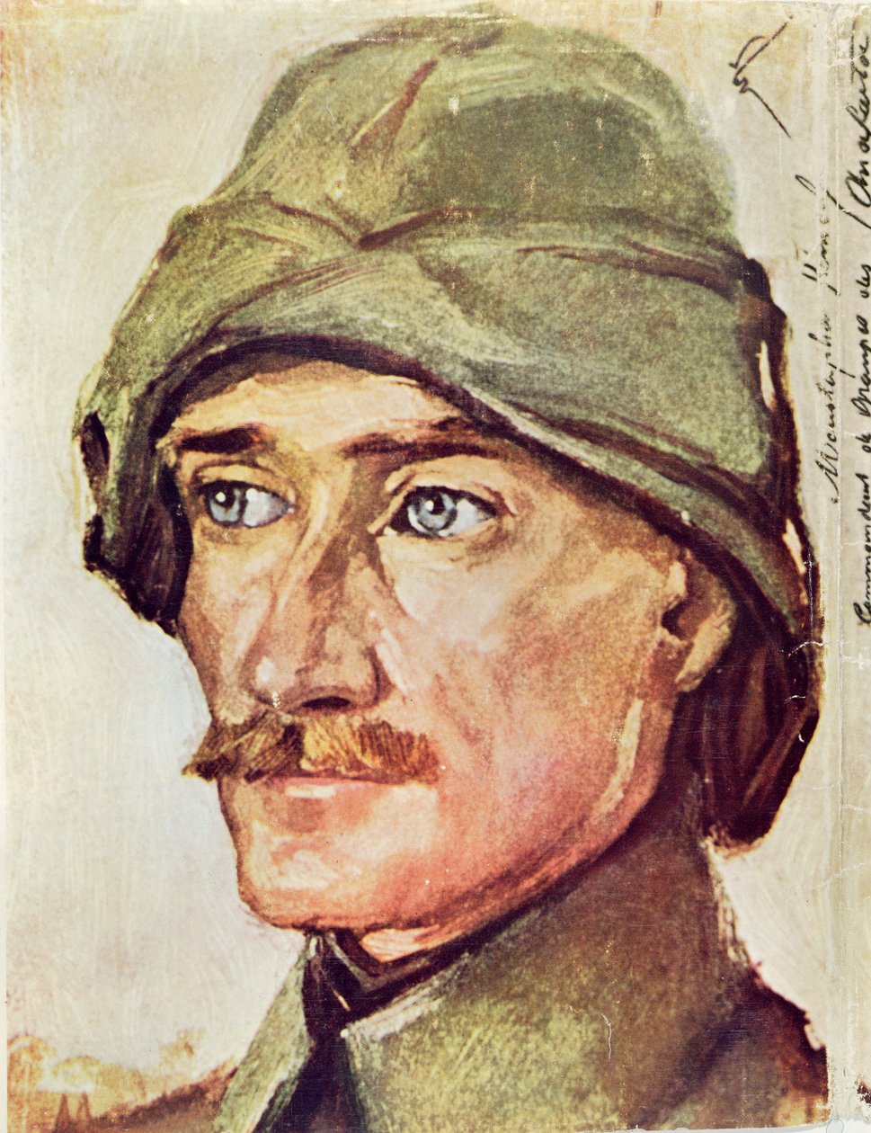 Dowódca Kemal (Mustafa) Ataturk (1881-1938) 1914-18 autorstwa French School
