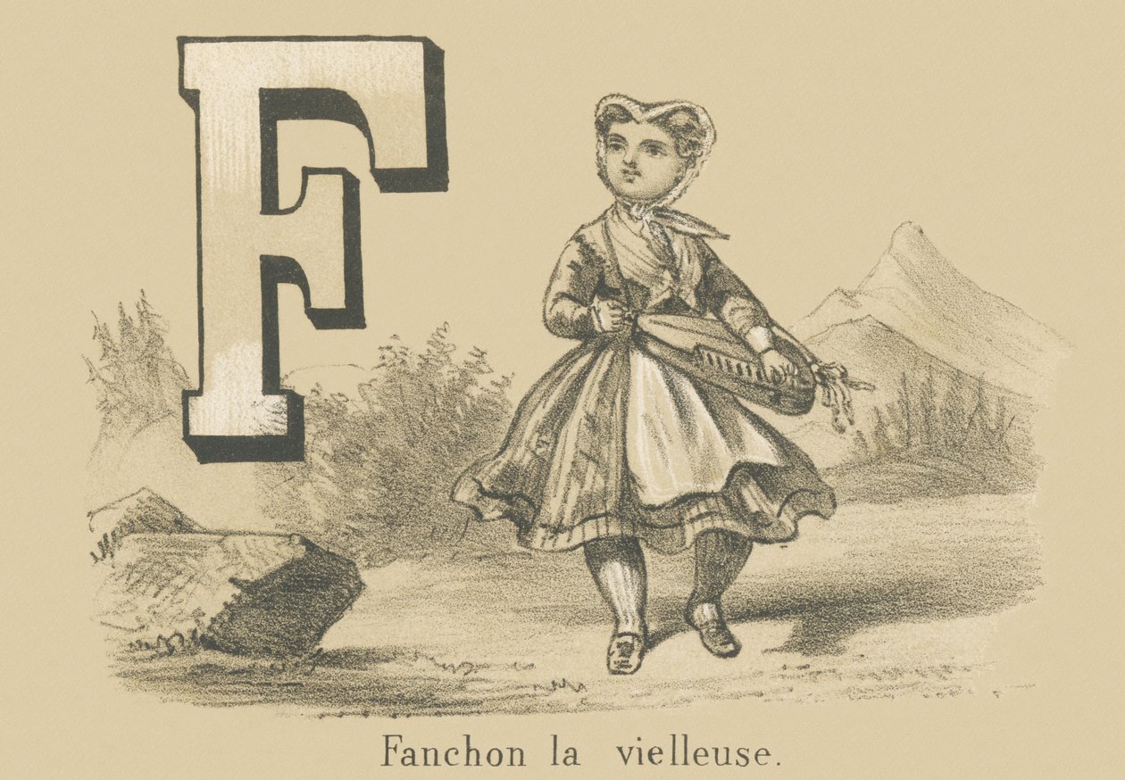F: Fanchon stary człowiek autorstwa French School