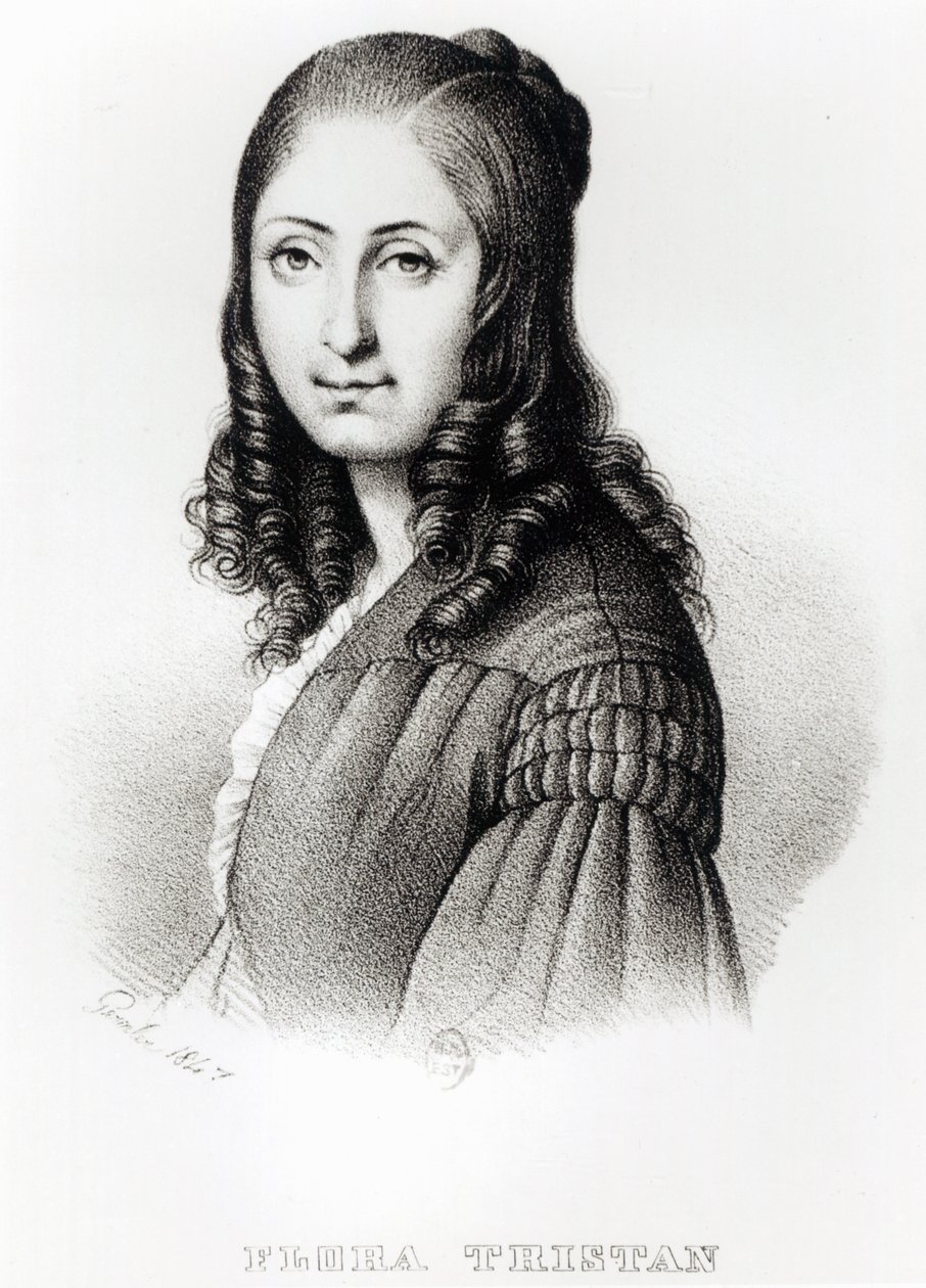 Flora Tristan (1803-44) 1847 autorstwa French School