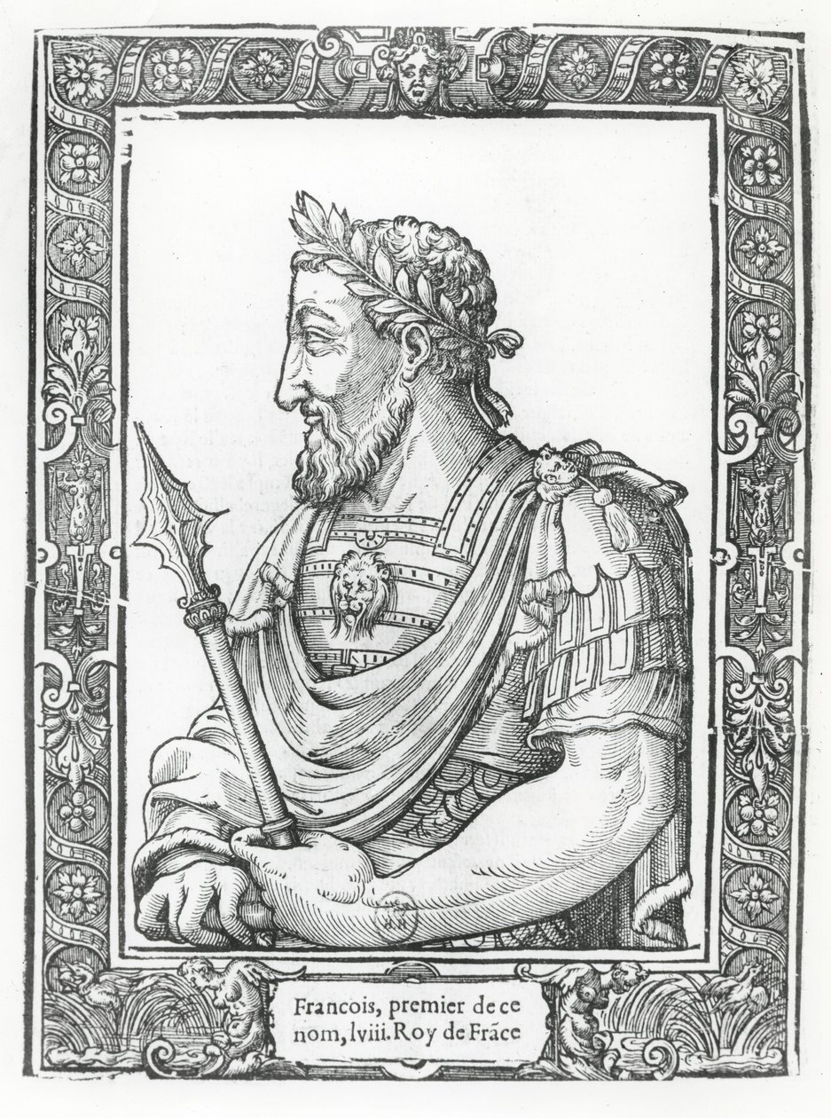 Franciszek I z Francji (grafika) autorstwa French School