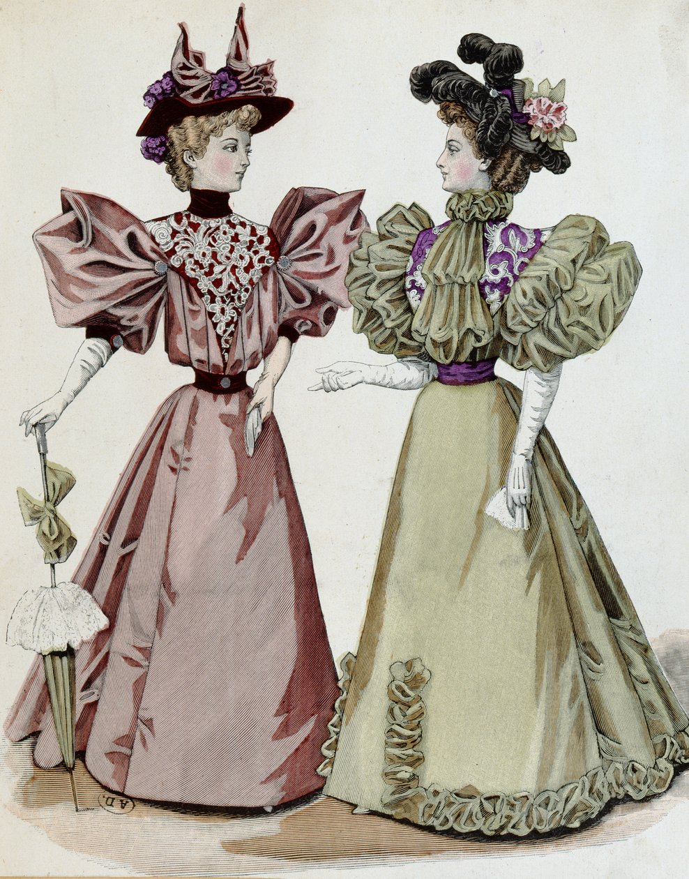 Moda francuska, 1895 autorstwa French School