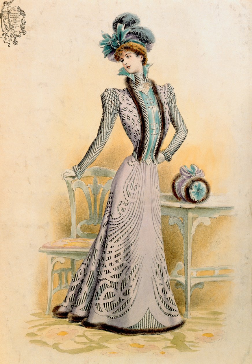 Moda francuska, 1899 autorstwa French School