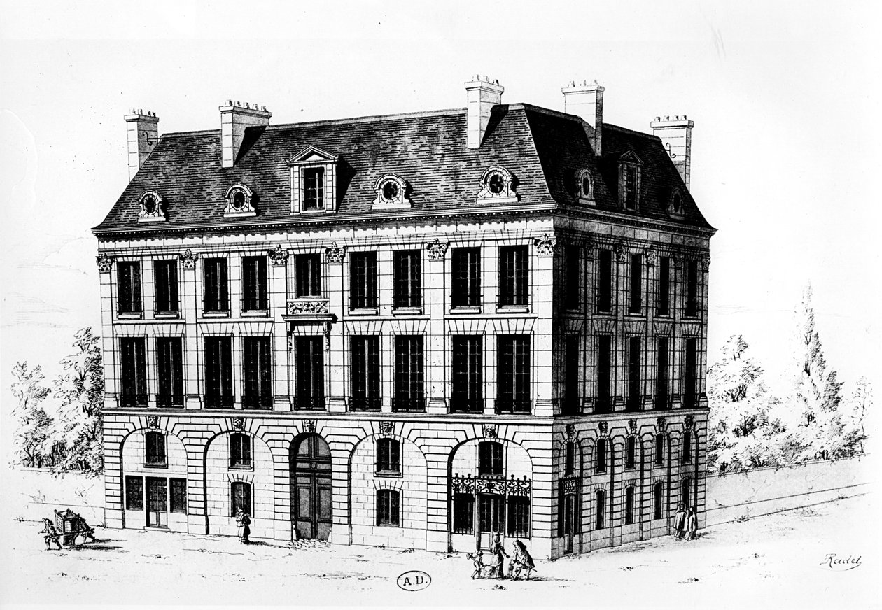 Hotel Lully, Paryż autorstwa French School