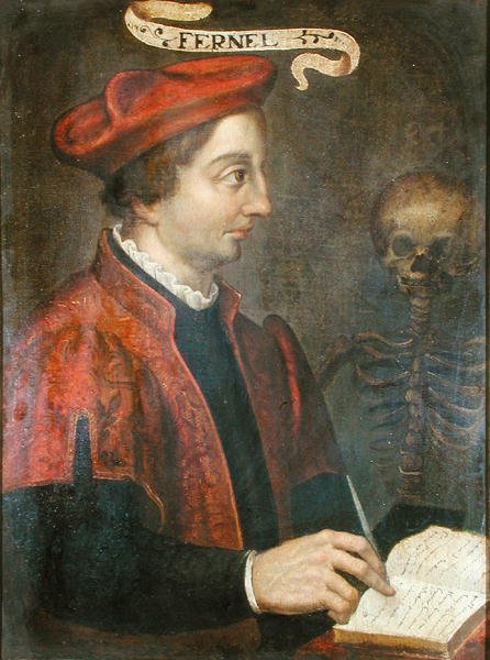 Jean Fernel (ok.1497-1558) (olej na płótnie) autorstwa French School