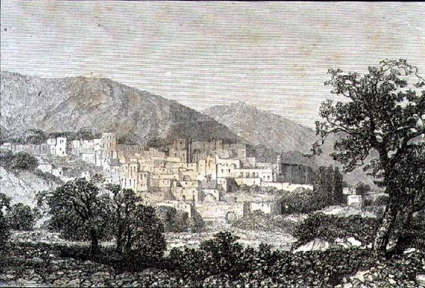 Jerozolima w latach 60. XIX wieku (rycina) autorstwa French School