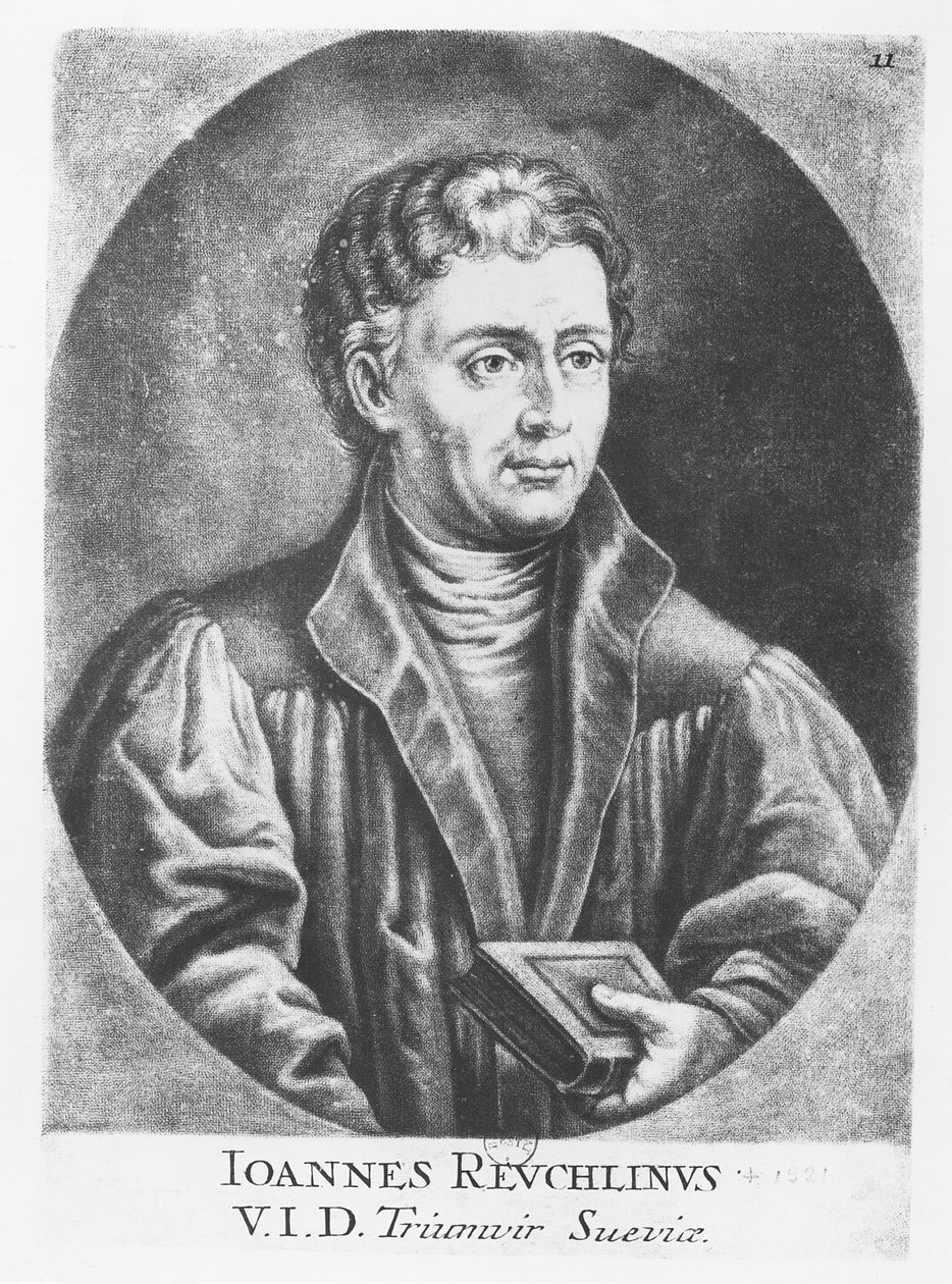 Johann Reuchlin (grafika) autorstwa French School