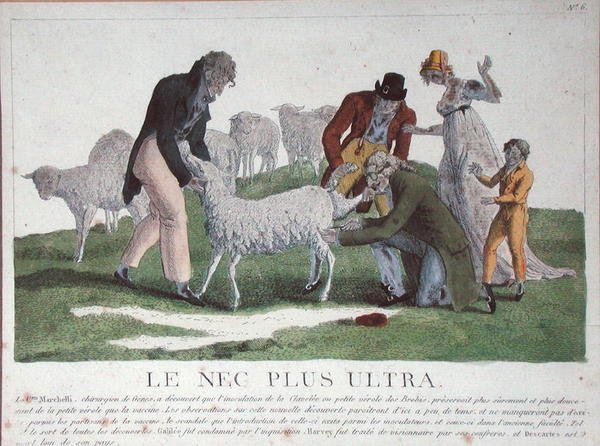 Le Nec Plus Ultra, ok. 1807 (rycina kolorowana) autorstwa French School