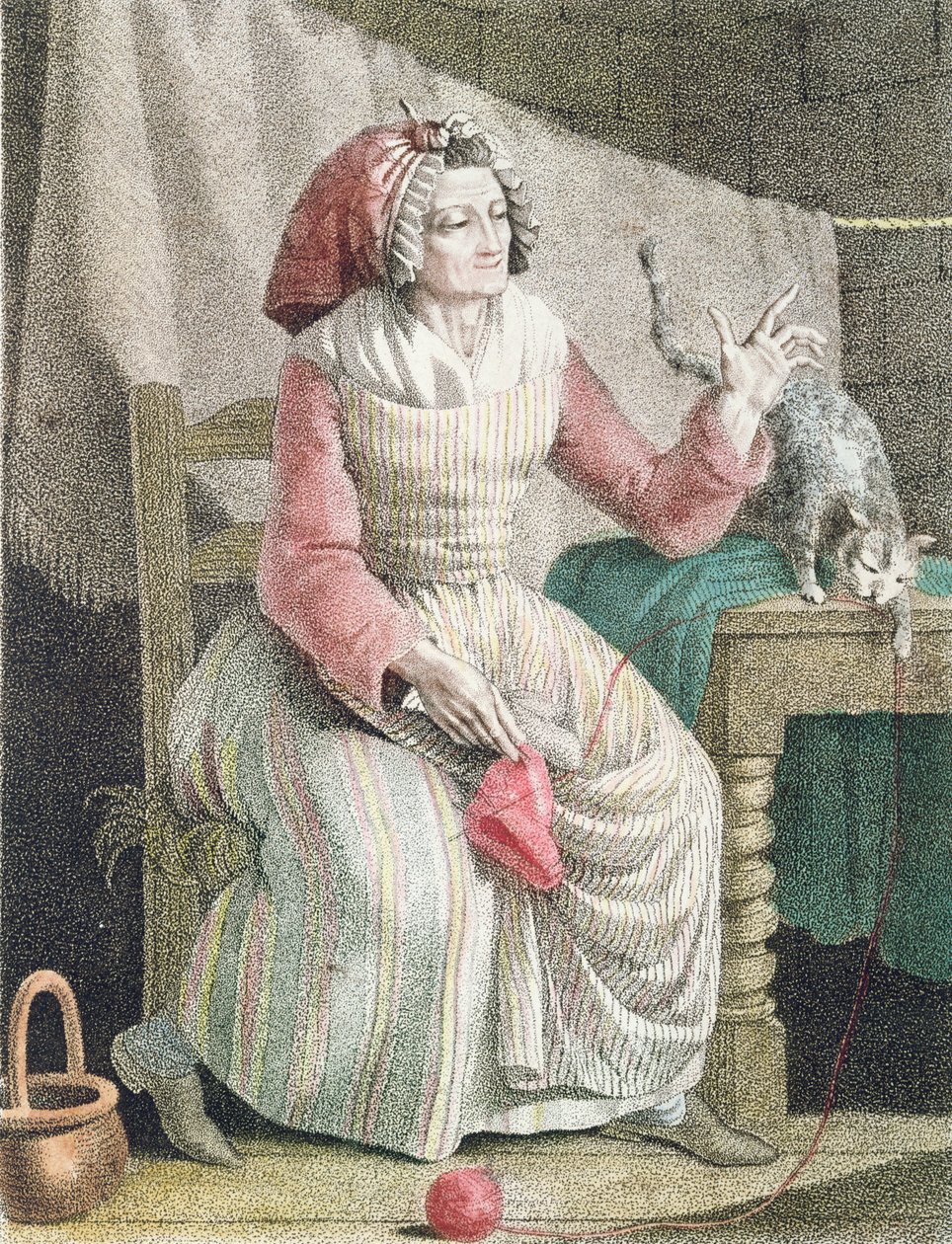 Madame Sans Culotte, ok. 1789 r. autorstwa French School