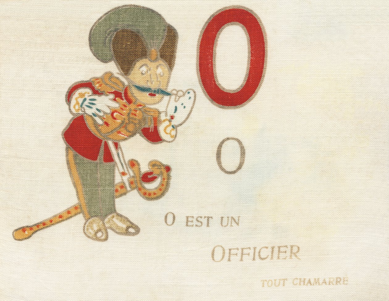 O jest oficerem bojowym. autorstwa French School