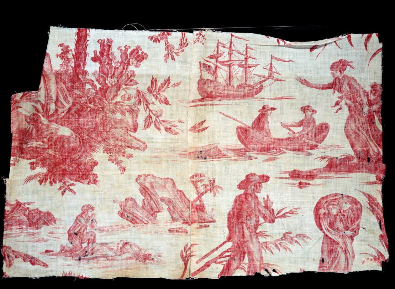 Paul i Virginie Toile de Jouy autorstwa French School