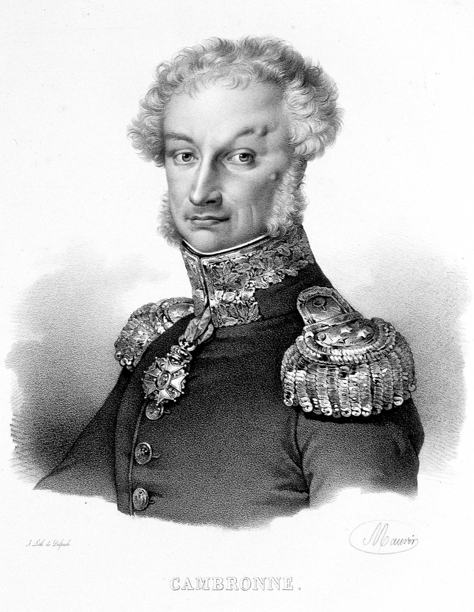 Pierre, wicehrabia Cambronne, generał francuski (1770-1842). autorstwa French School