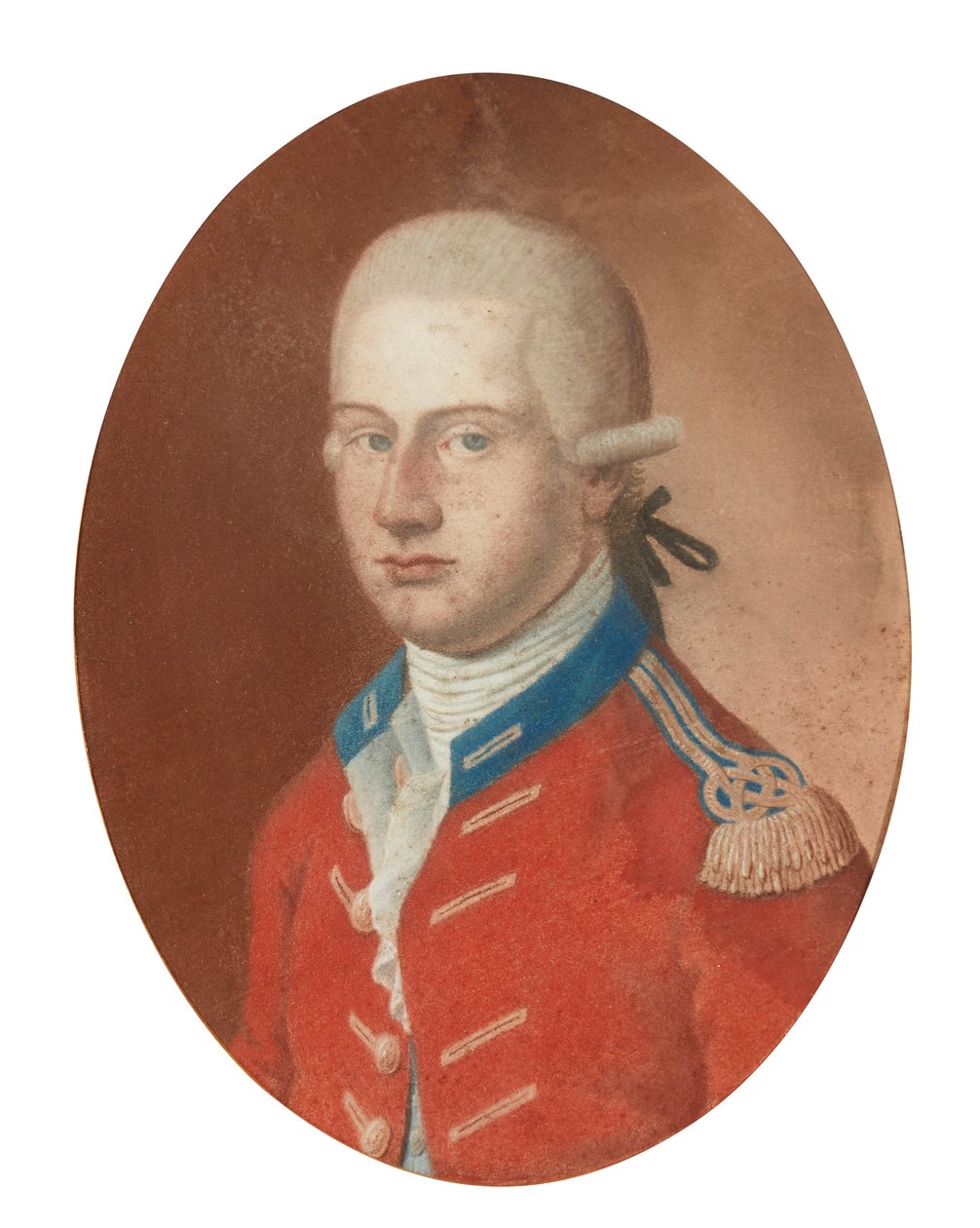 Portret oficera (pastelowy) autorstwa French School