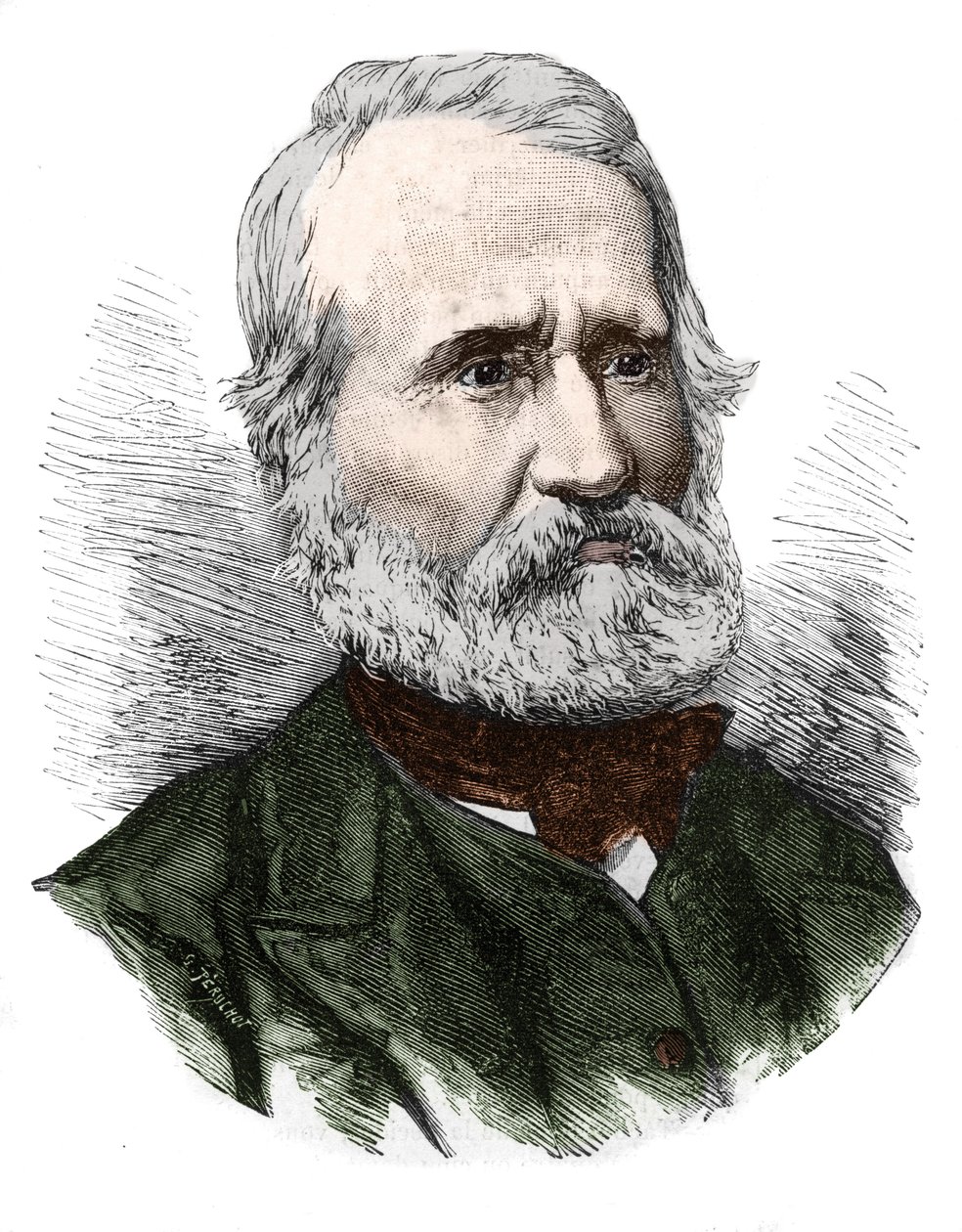 Portret Louis-Auguste Blanqui (Louis Auguste autorstwa French School