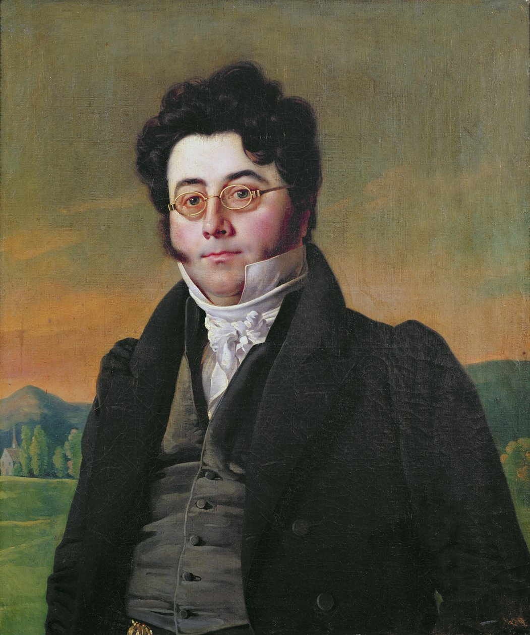 Portret Ludwika Augusta Baudelocque (1799-1863) autorstwa French School