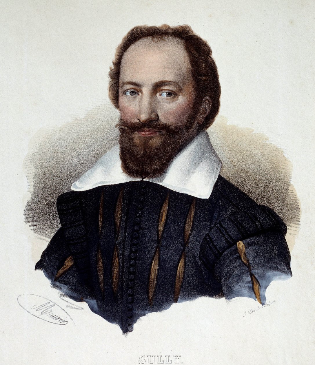 Portret Maksymiliana de Bethune autorstwa French School