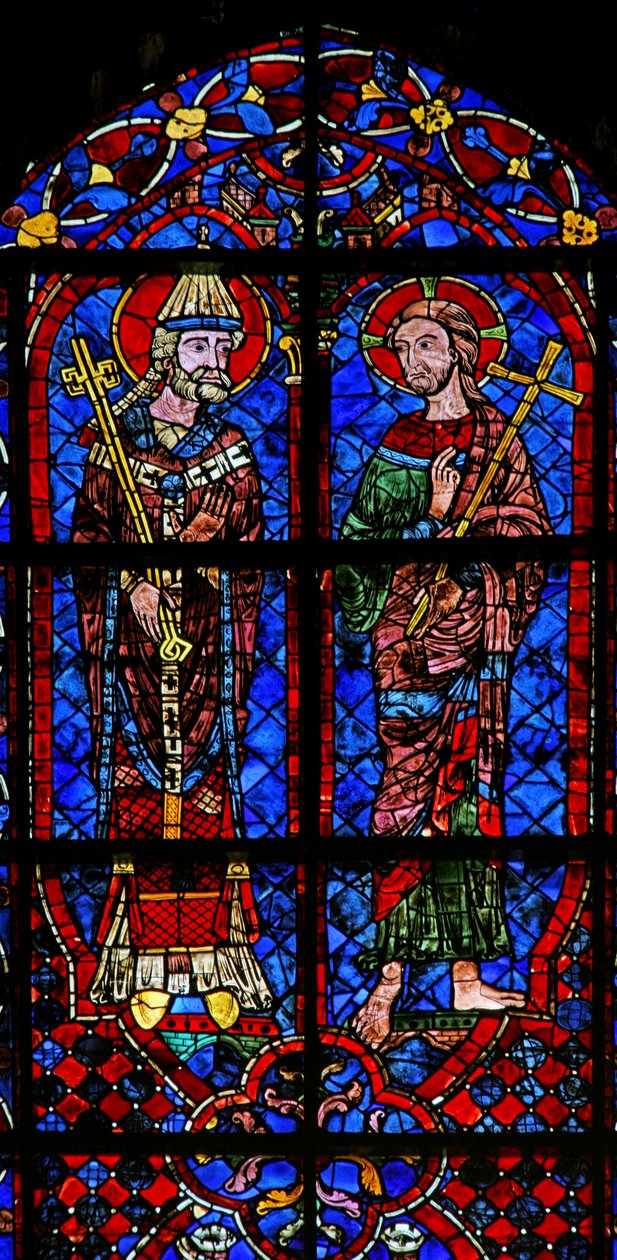 Św. Piotr i Chrystus (w105) autorstwa French School