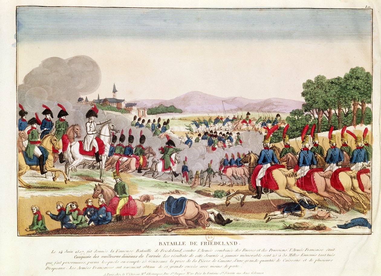 Bitwa pod Friedlandem, 14 czerwca 1807 r. autorstwa French School