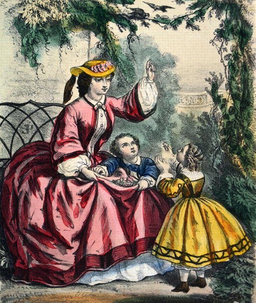 Ptasie Gniazdo (kolor lito) autorstwa French School