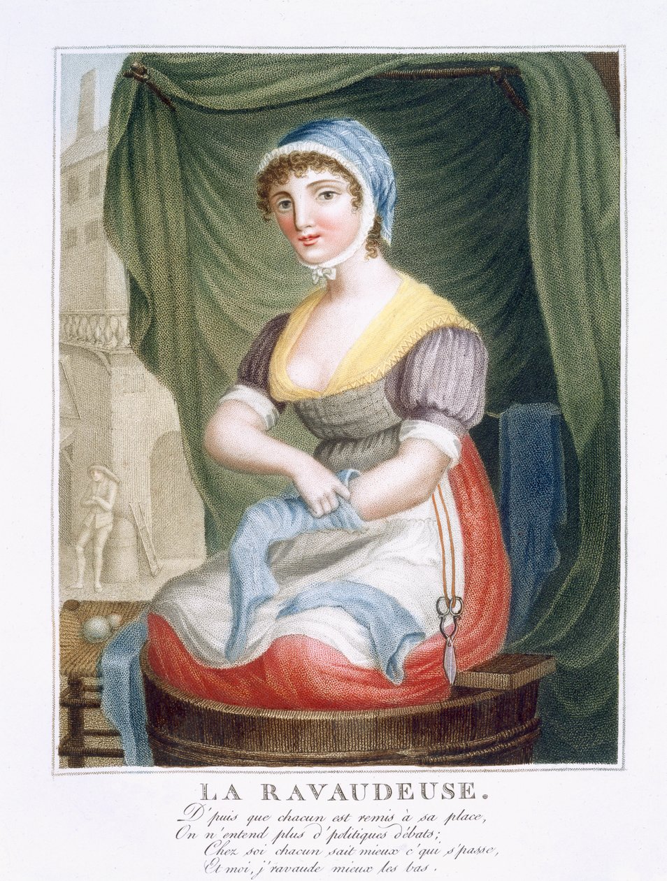 Pończocha Darnera, ok. 1816 r. autorstwa French School