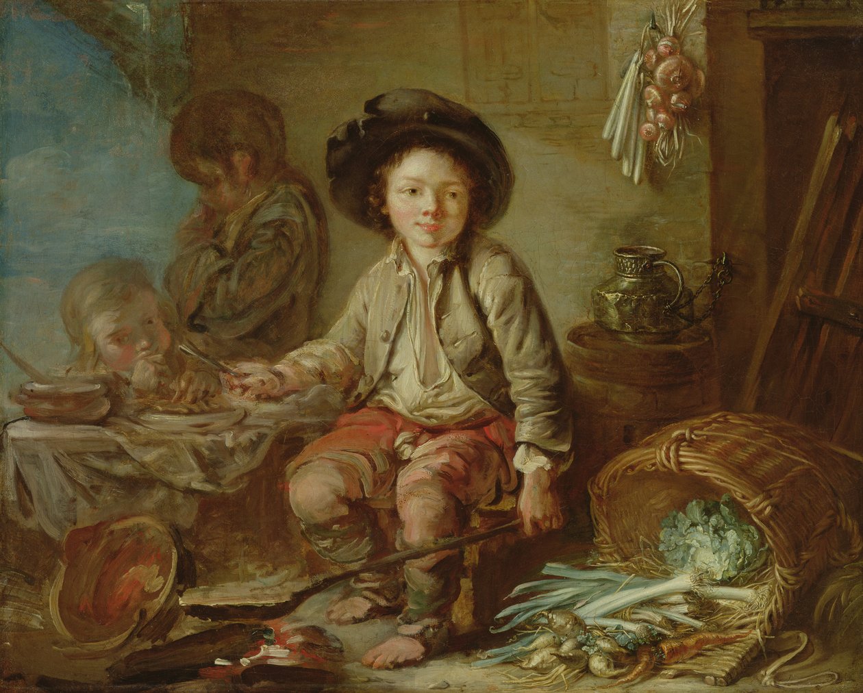 Kolacja dla młodych kominiarzy autorstwa French School