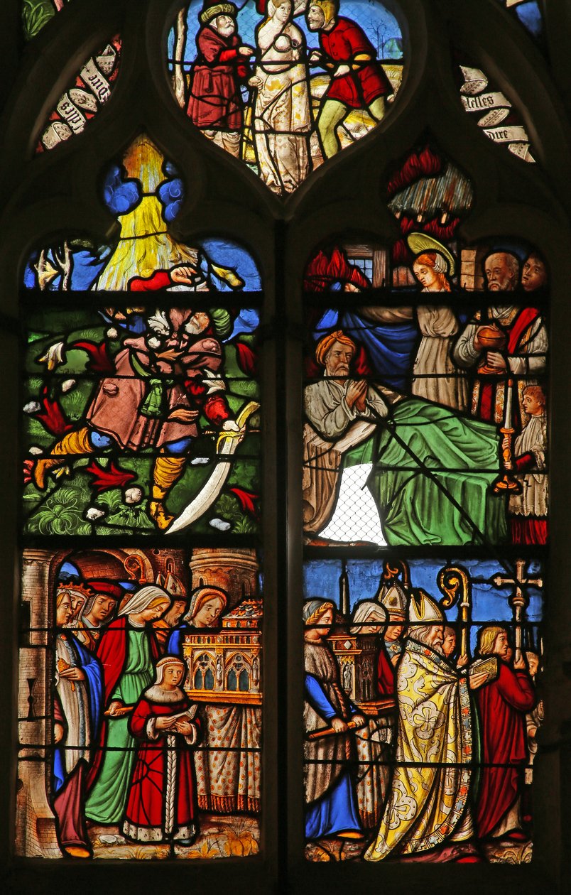 Kara i śmierć ojca Barbary autorstwa French School