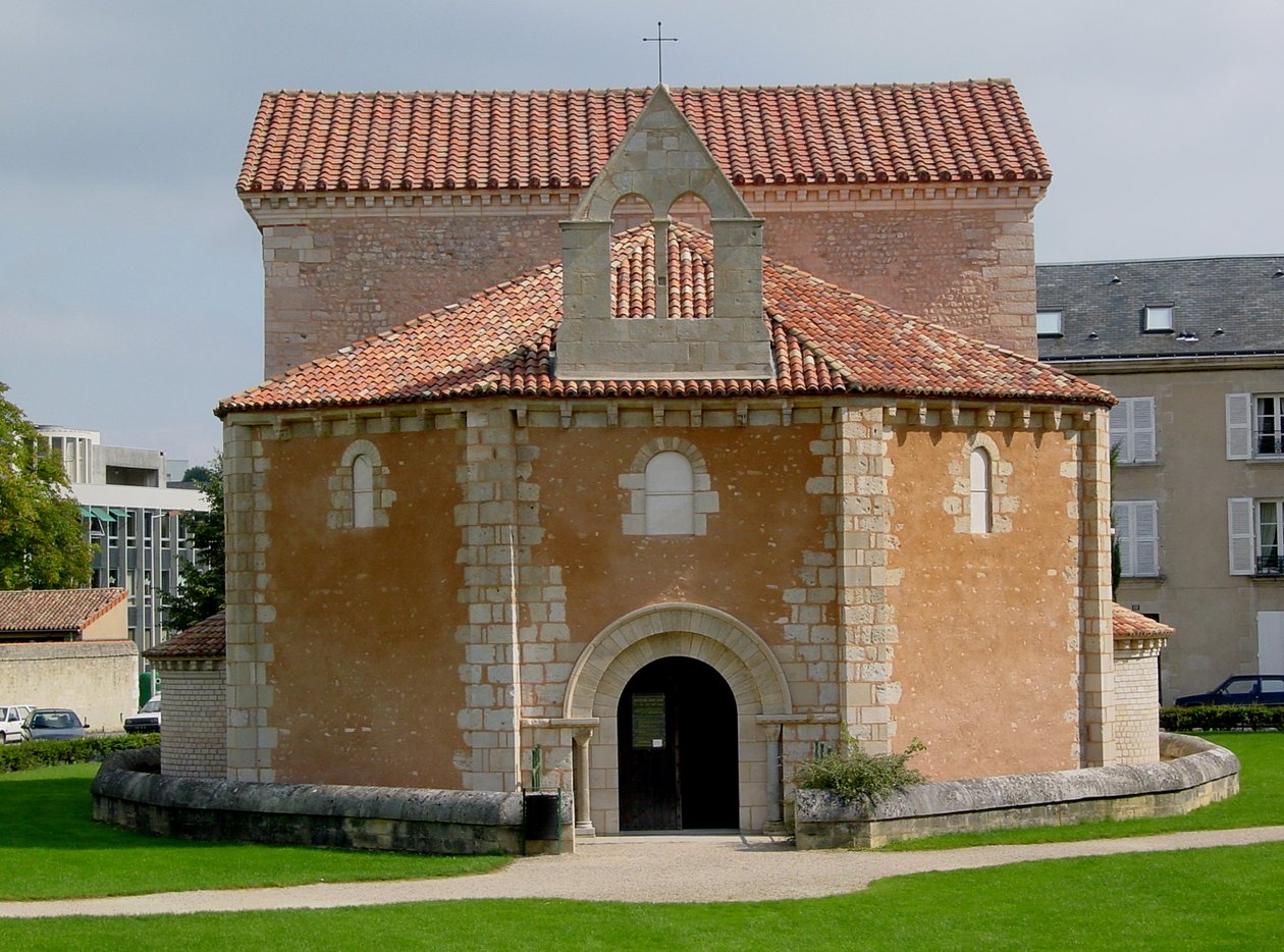 Widok na baptysterium św autorstwa French School