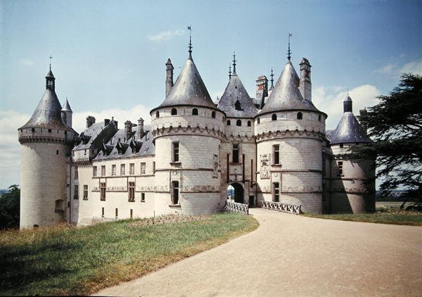 Widok na zamek autorstwa French School