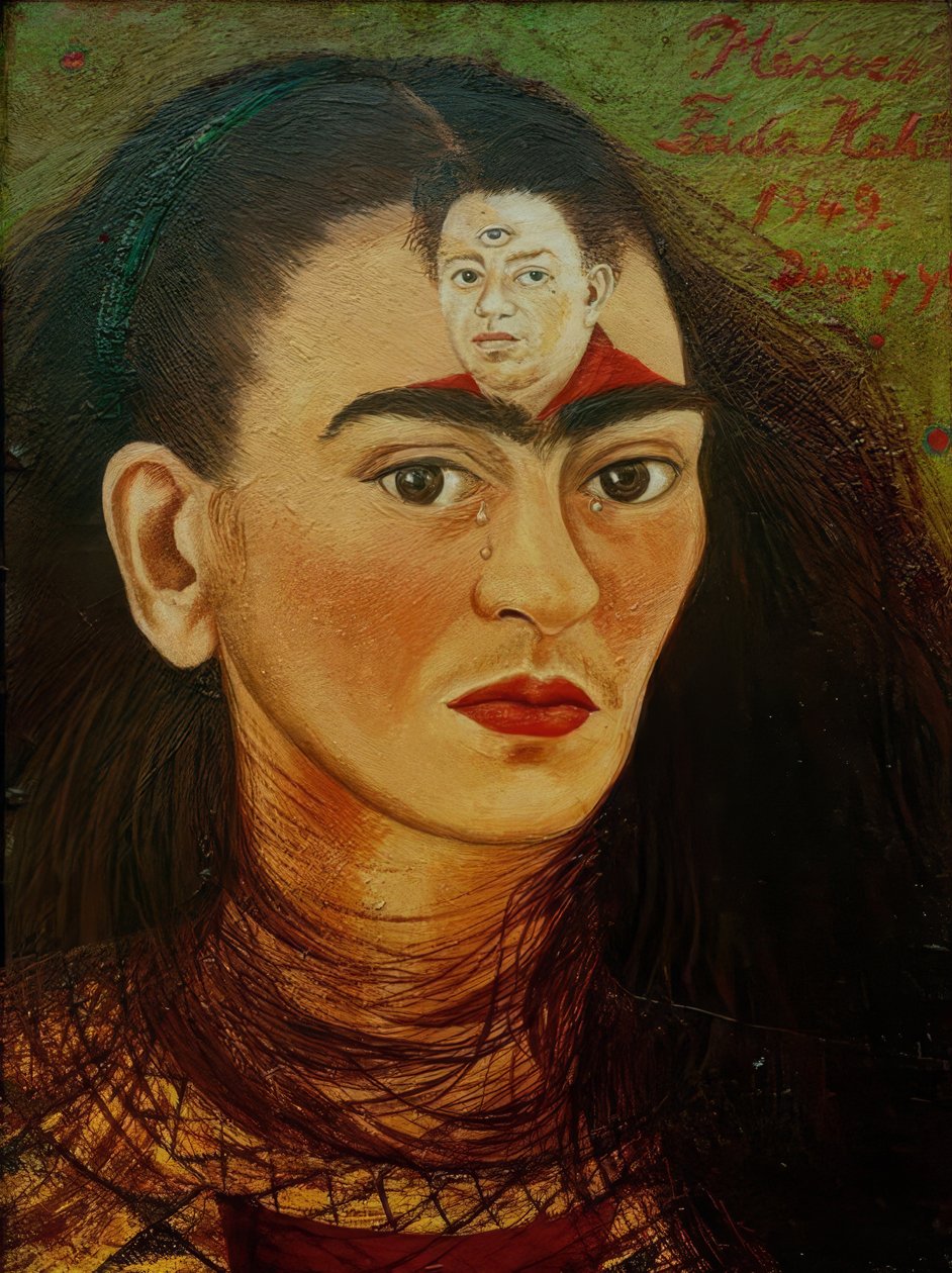 Diego und ich autorstwa Frida Kahlo