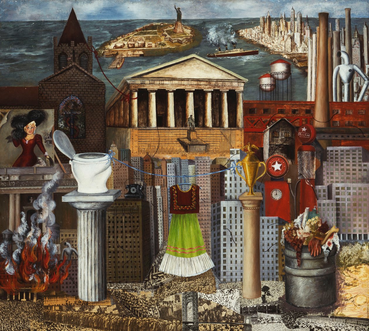 Moja sukienka wisi tutaj autorstwa Frida Kahlo