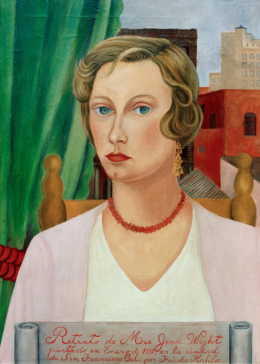 Portret pani Jean Wight autorstwa Frida Kahlo