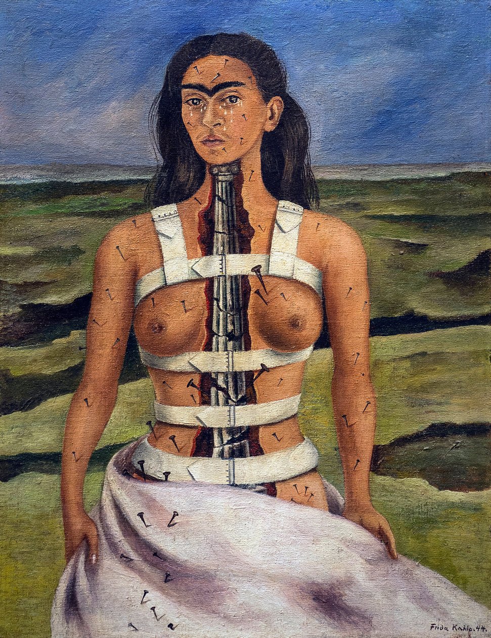 Złamana kolumna autorstwa Frida Kahlo