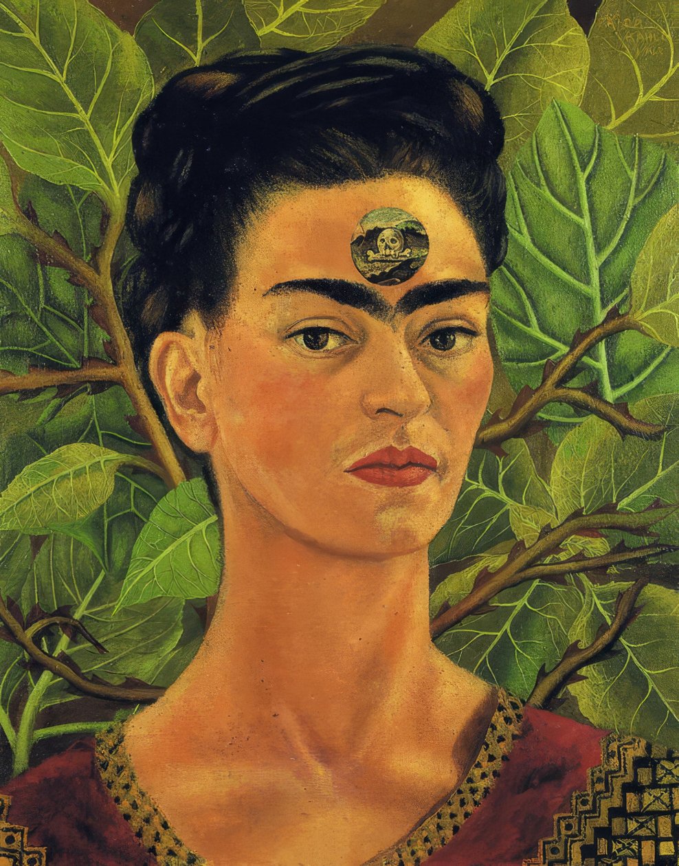 Myślenie o śmierci autorstwa Frida Kahlo