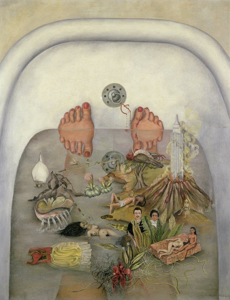 Co dała mi woda autorstwa Frida Kahlo