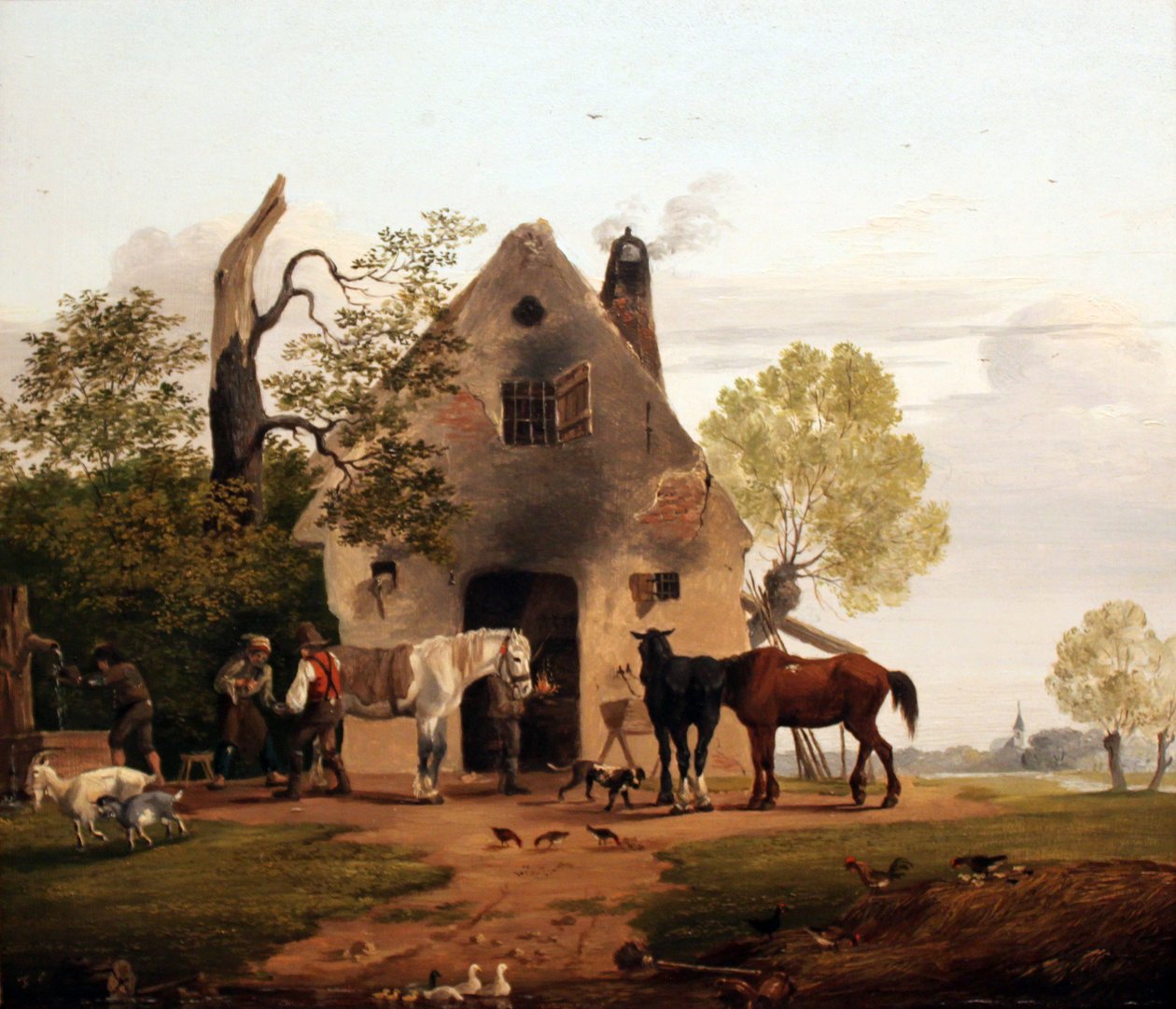 W kuźni autorstwa Friedrich Gauermann