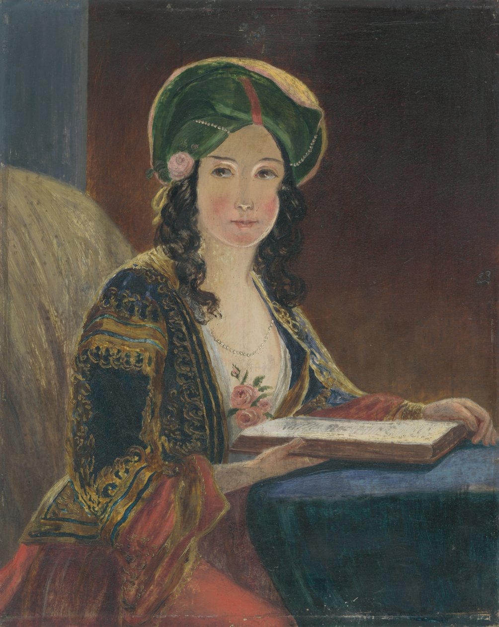 Młoda kobieta w orientalnym stroju (Die Morgenländerin - kopia) autorstwa Friedrich von Amerling