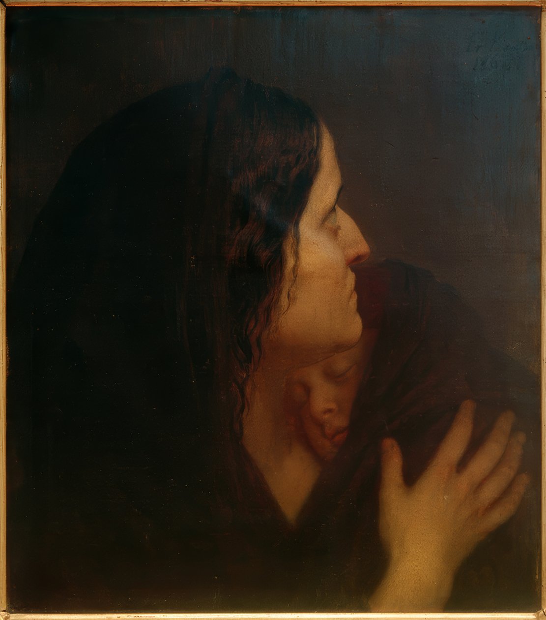 matka i dziecko autorstwa Friedrich August von Kaulbach