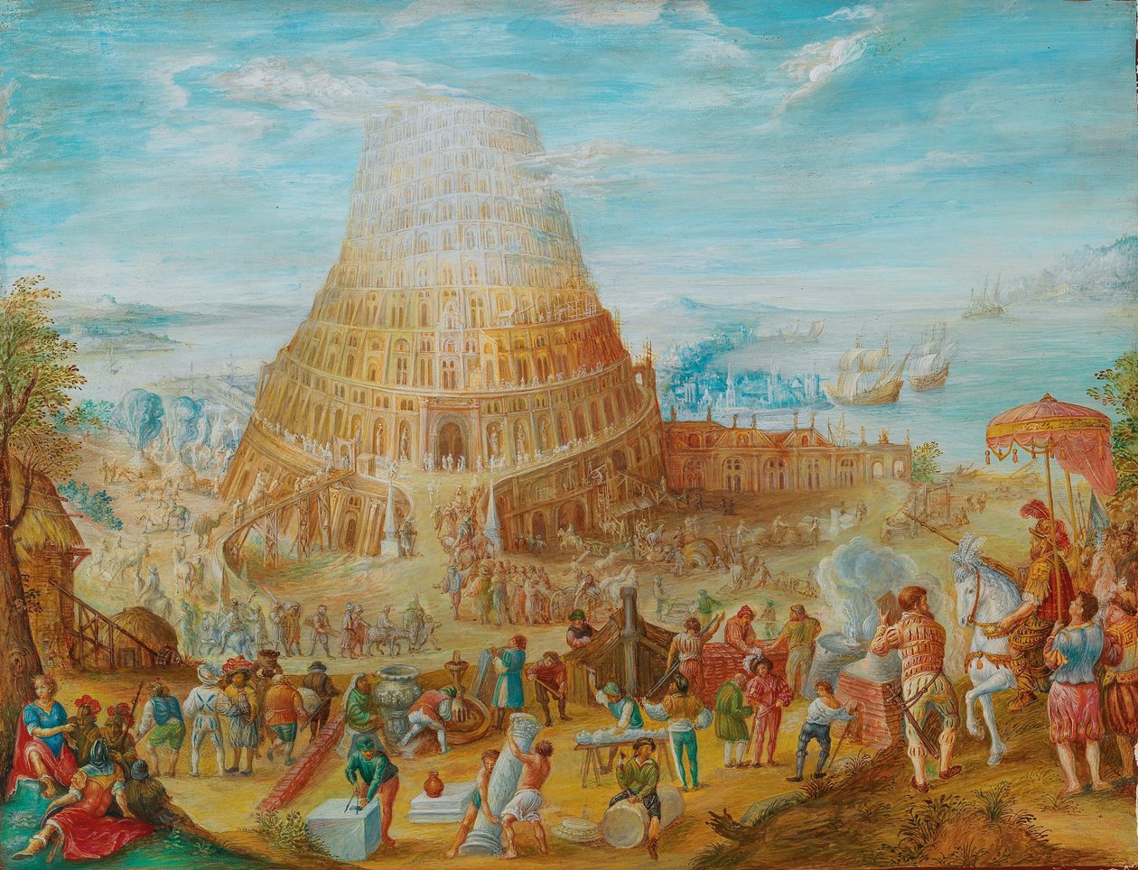 Wieża Babel. autorstwa Friedrich Brentel