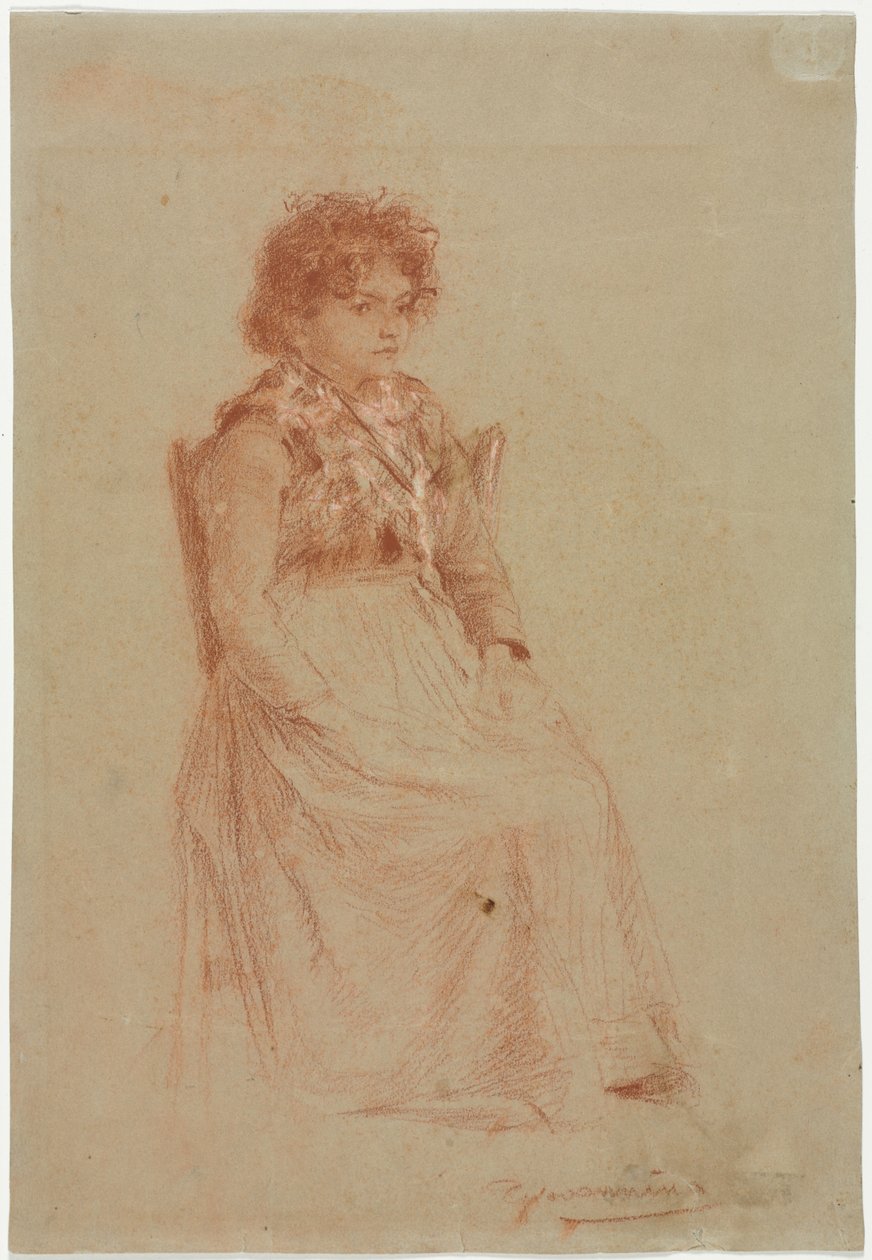 Chłopka. autorstwa Friedrich Gauermann