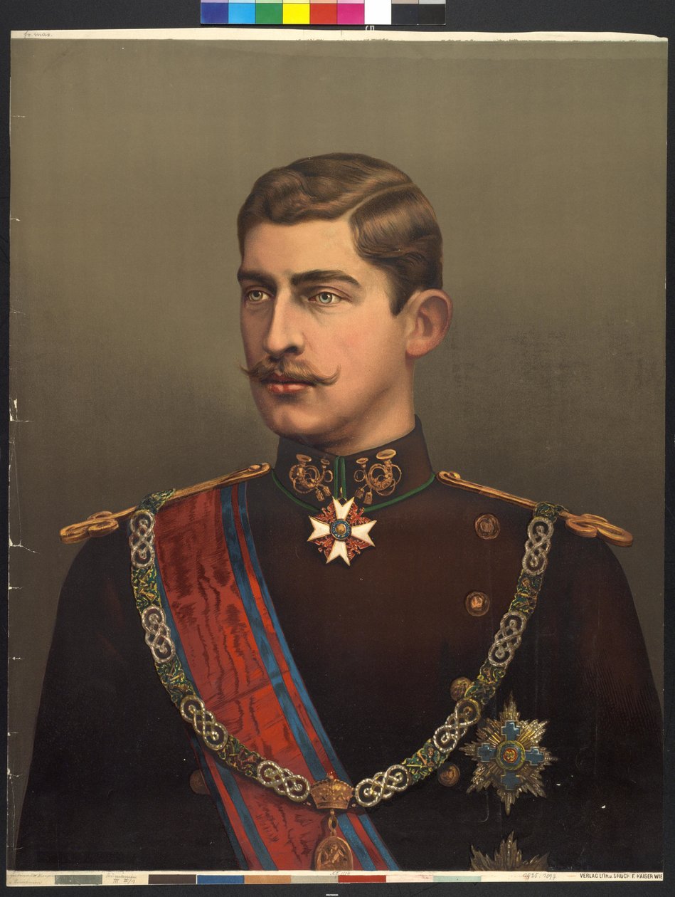 Król Rumunii Ferdynand I autorstwa Friedrich Kaiser
