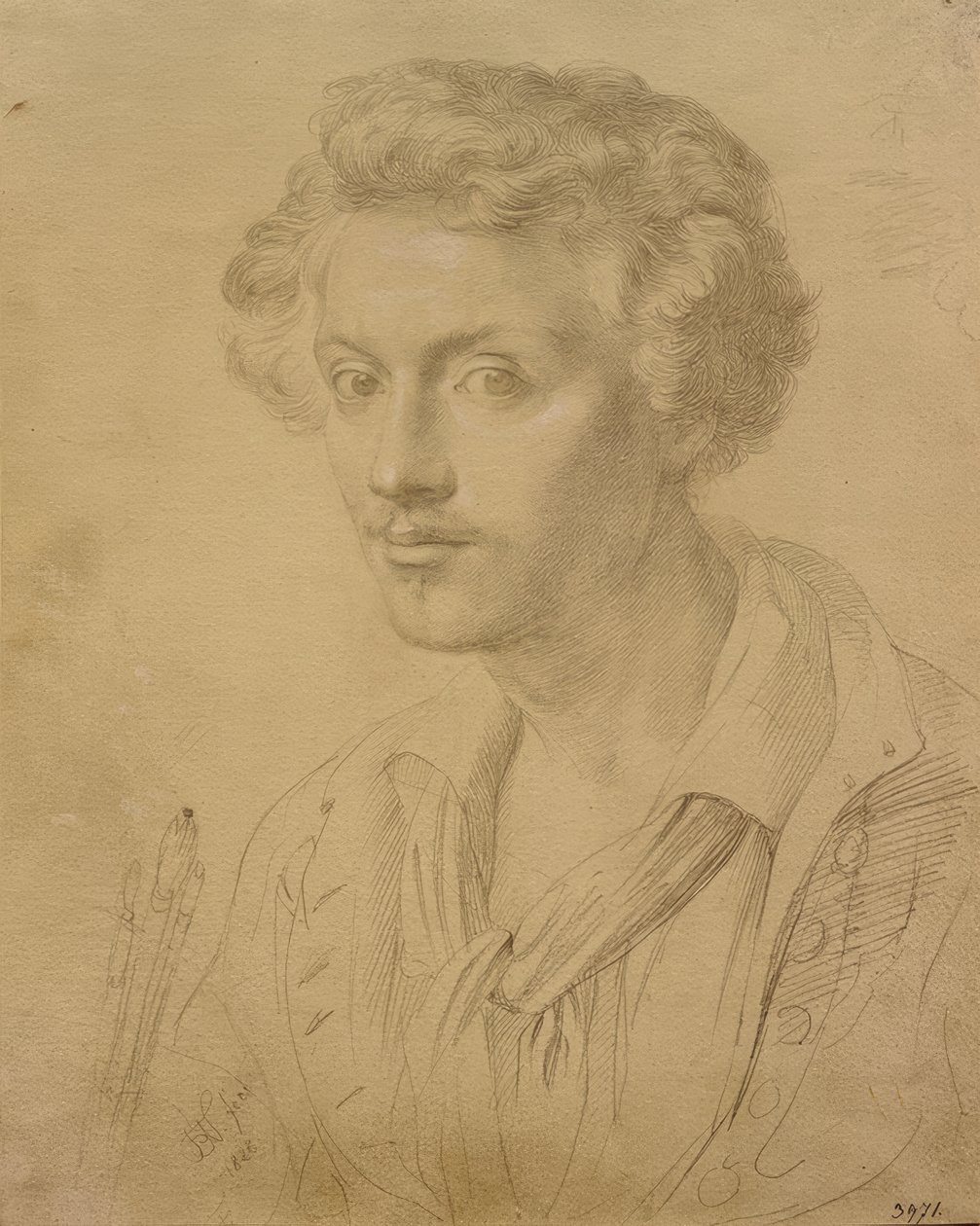 Friedrich Nerly (Selbstbildnis) autorstwa Friedrich Nerly