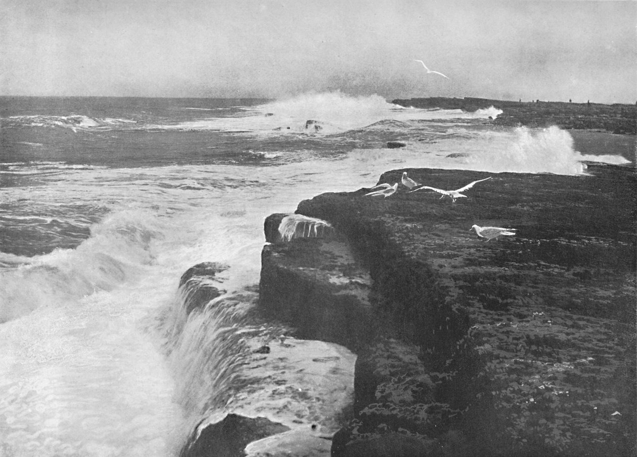 Filey Brigg, c1896 autorstwa Frith and Co