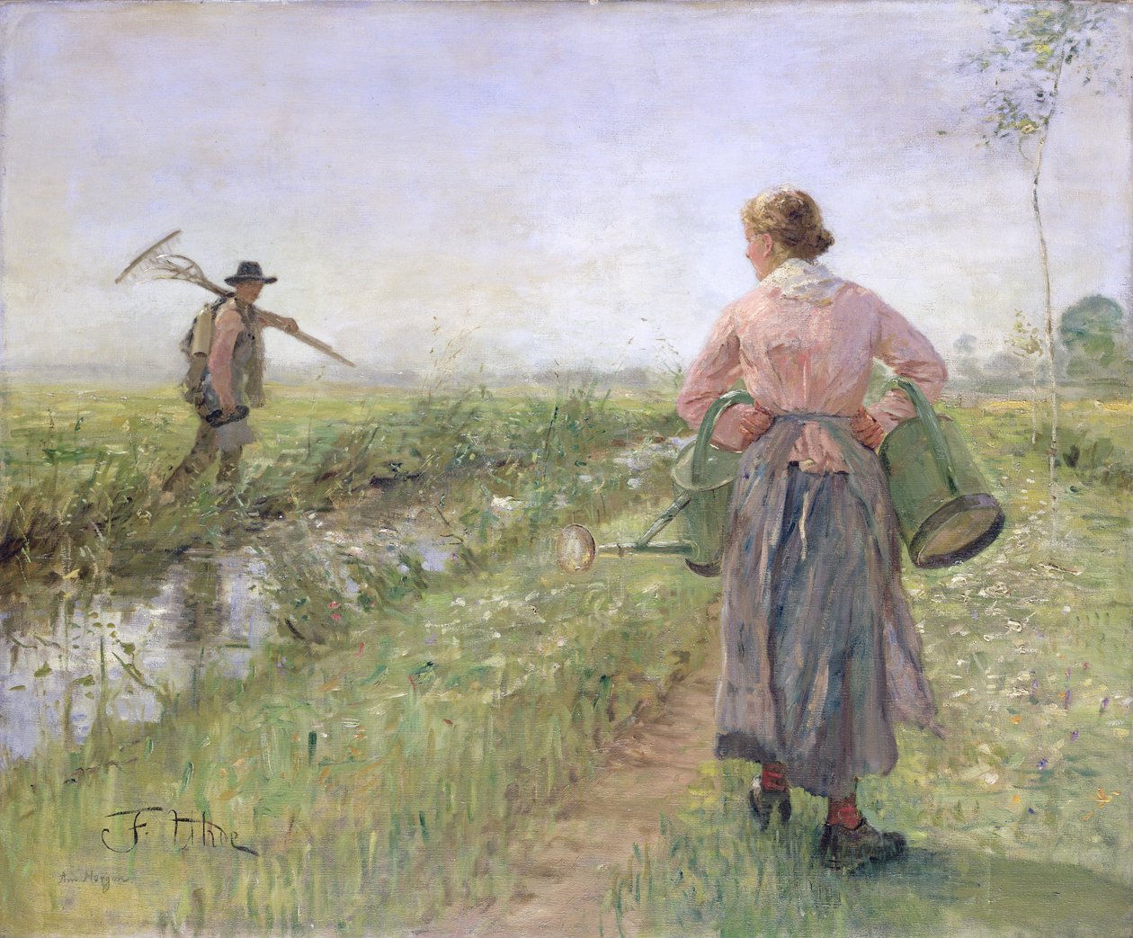 Rano, 1889 autorstwa Fritz von Uhde