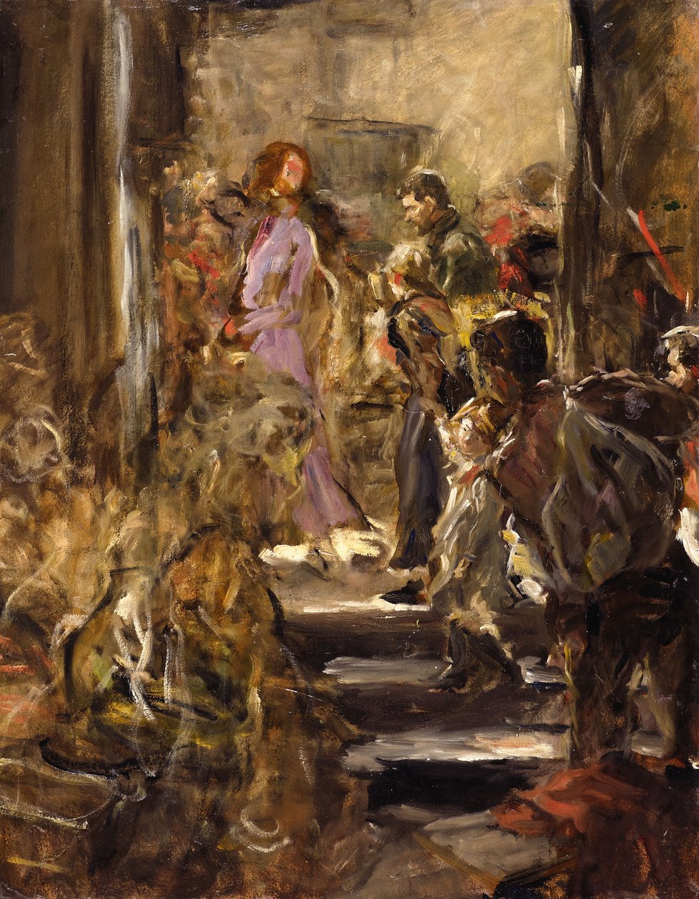 Projekt do ołtarza w Zwickau autorstwa Fritz von Uhde