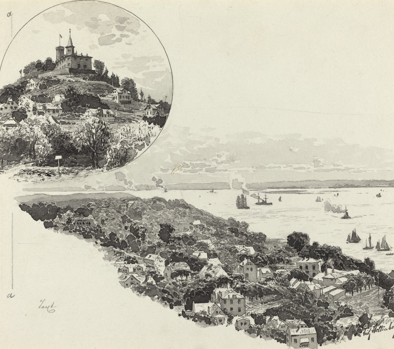 Blankenese autorstwa Fritz Stoltenberg