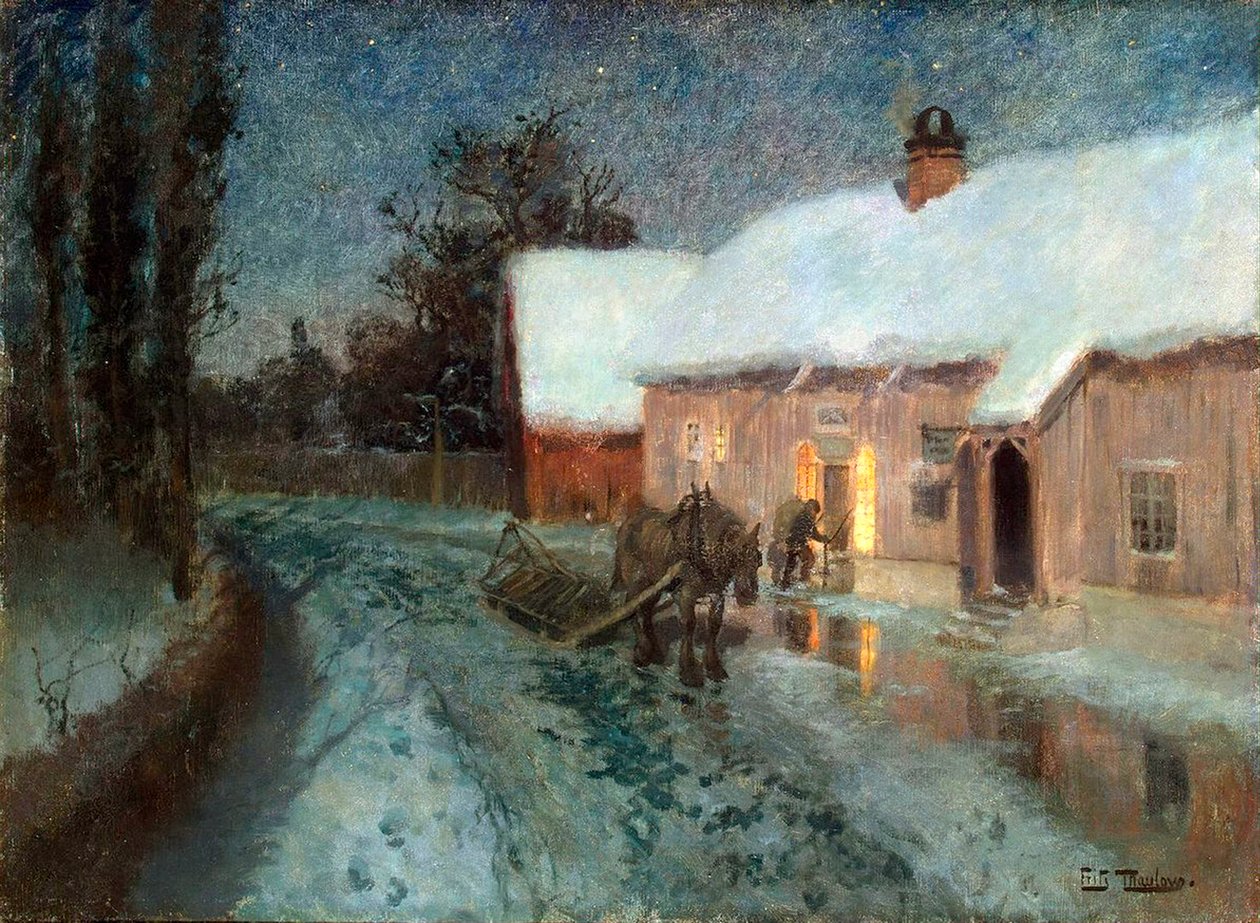 Noc”, lata 80. XIX wieku. autorstwa Fritz Thaulov