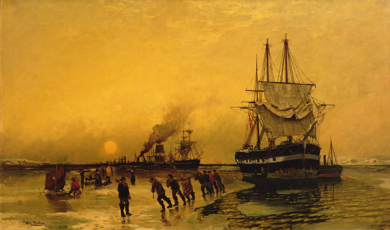 Wpadać na coś autorstwa Fritz Thaulow