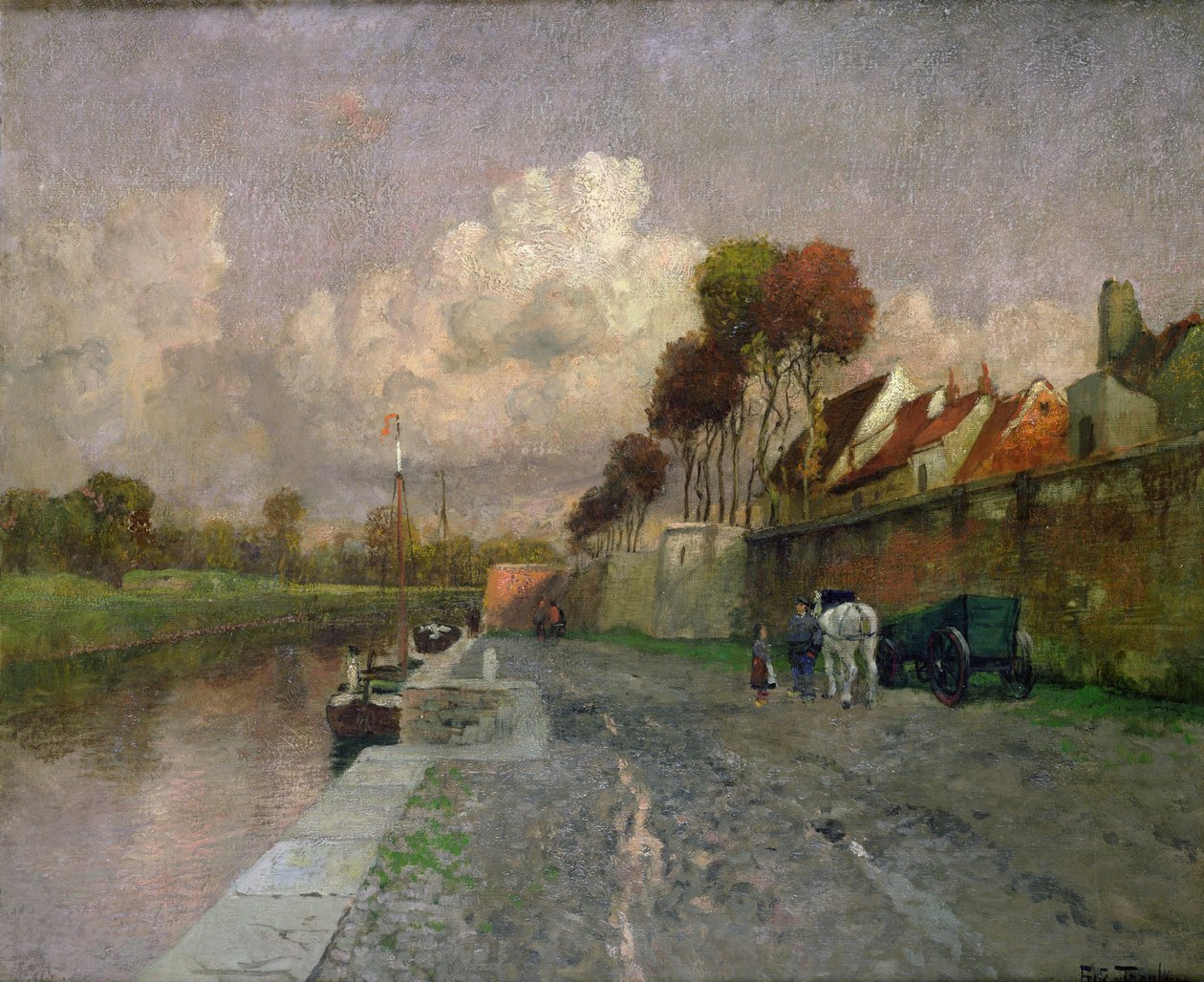 Nieznany obraz autorstwa Frits Thaulow