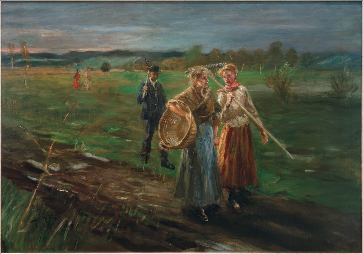 Podczas koszenia siana autorstwa Fritz von Uhde