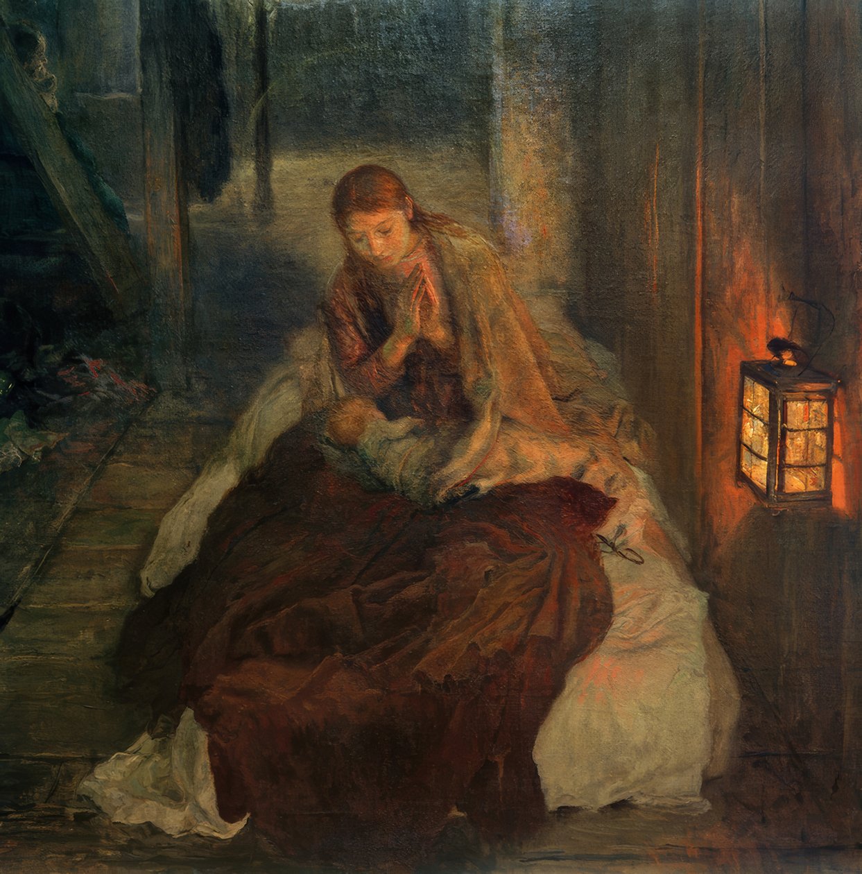 Święta noc autorstwa Fritz von Uhde