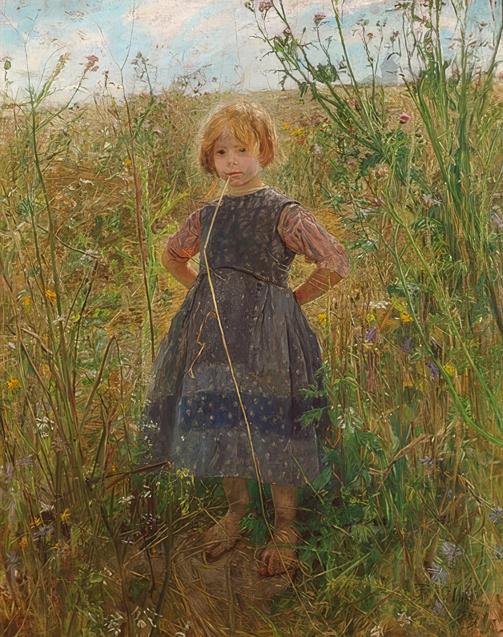 Księżniczka Heather. 1889 autorstwa Fritz von Uhde